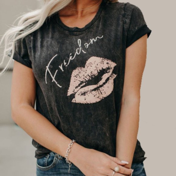 LAST ONE! XL Sweet Freedom Graphic Tee - Picture 2 of 4